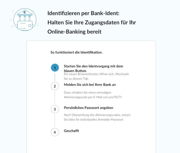protectr bank identifizierung 
