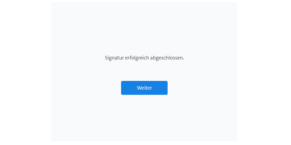 protectr qualifizierte unterschrift signatur erfolgreich